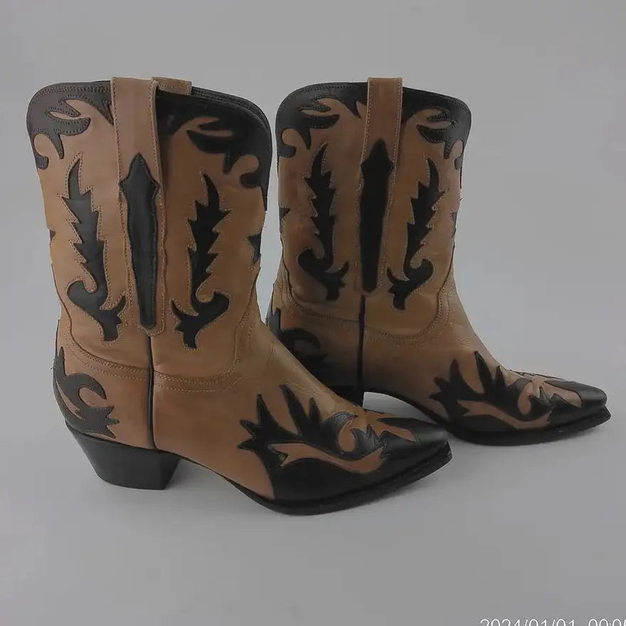 Previously Loved Charlie One Horse Women's Snip Toe Cowboy Boots - Size 8