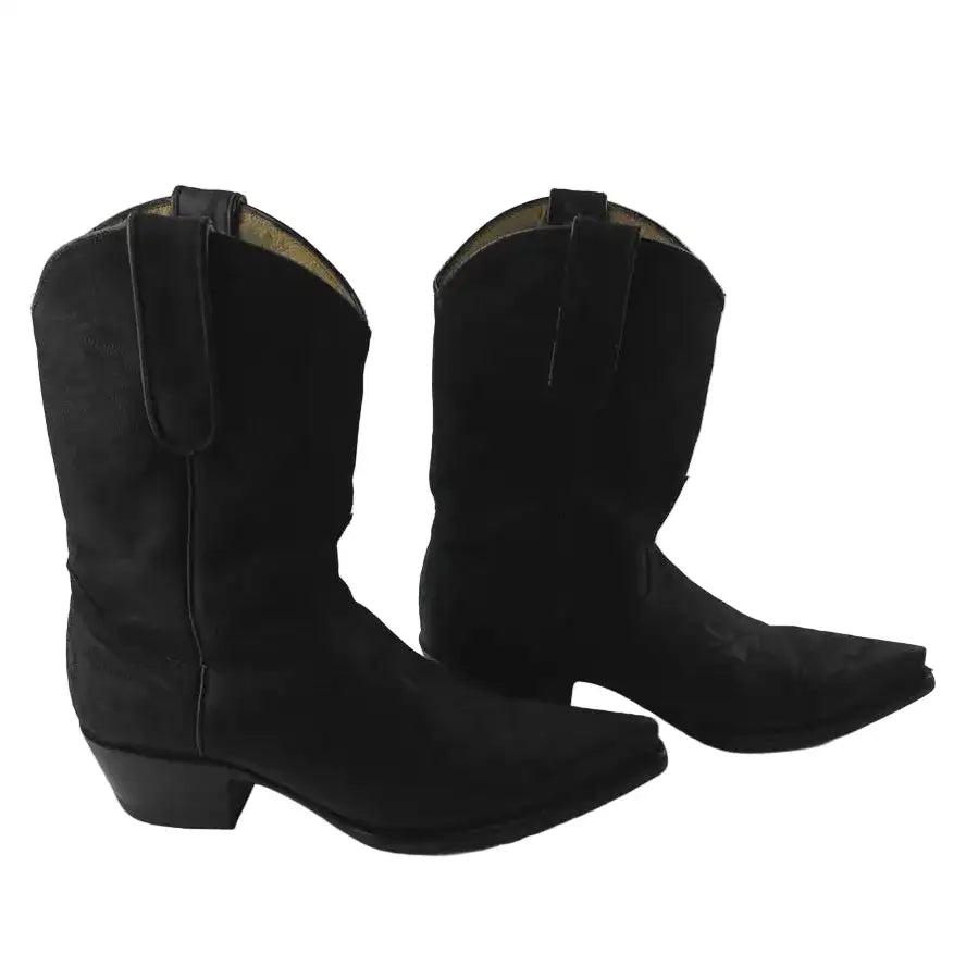Previously Loved Old Gringo Nevada Women's Pointed Toe Cowboy Boots - Size 7 - Black