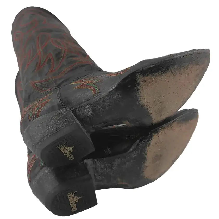 Previously Loved Old Gringo Women's Snip Toe Cowboy Boots - Size 6.5 - Black (#292)