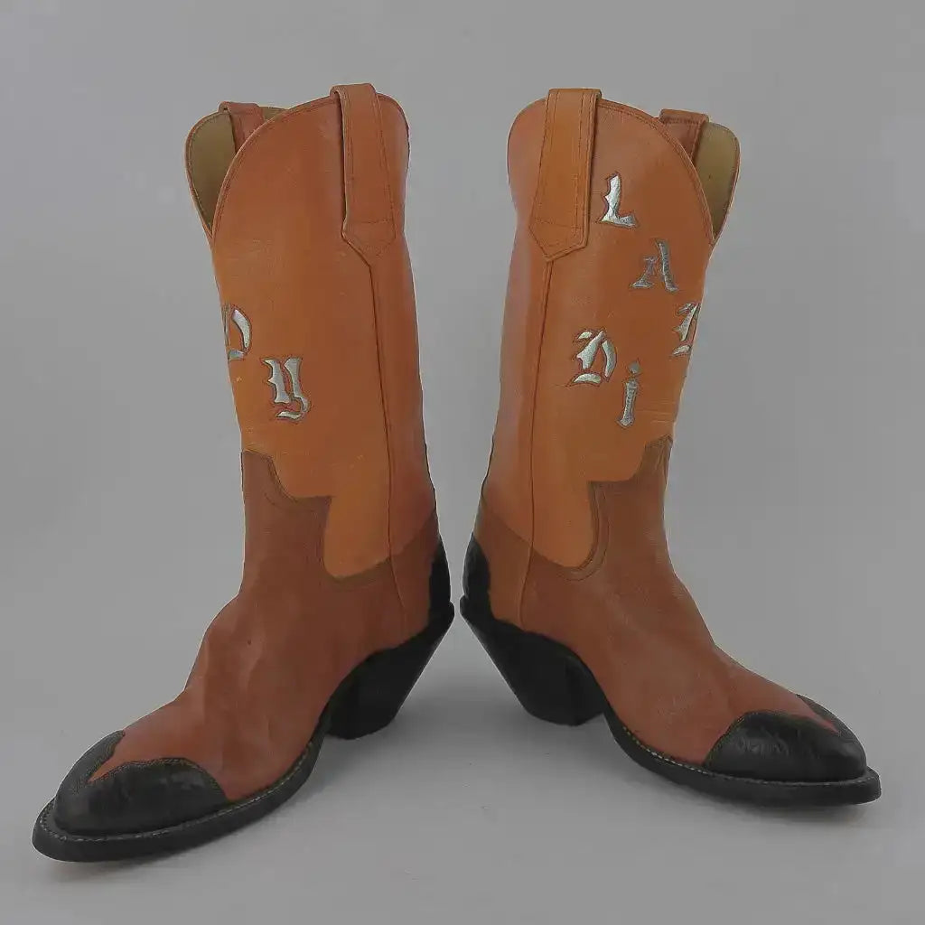 Nearly New Unbranded Women's Round Toe Cowboy Boots - Size 6