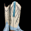 Tres Outlaws Stardust Style 6 Baby Blue Women's Tall 4-64 Boots