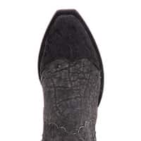 Burns Ladies Grey Elephant Black Break Goat Buckstitch Short Boot