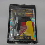 Cowboy Boot Heel Cap Replacement Kit - Set for Stacked Leather Heels (5 Styles)