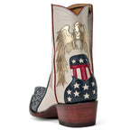 Back at the Ranch Stars and Stripes Ankle Zipper Boot