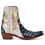 Back at the Ranch Stars and Stripes Ankle Zipper Boot