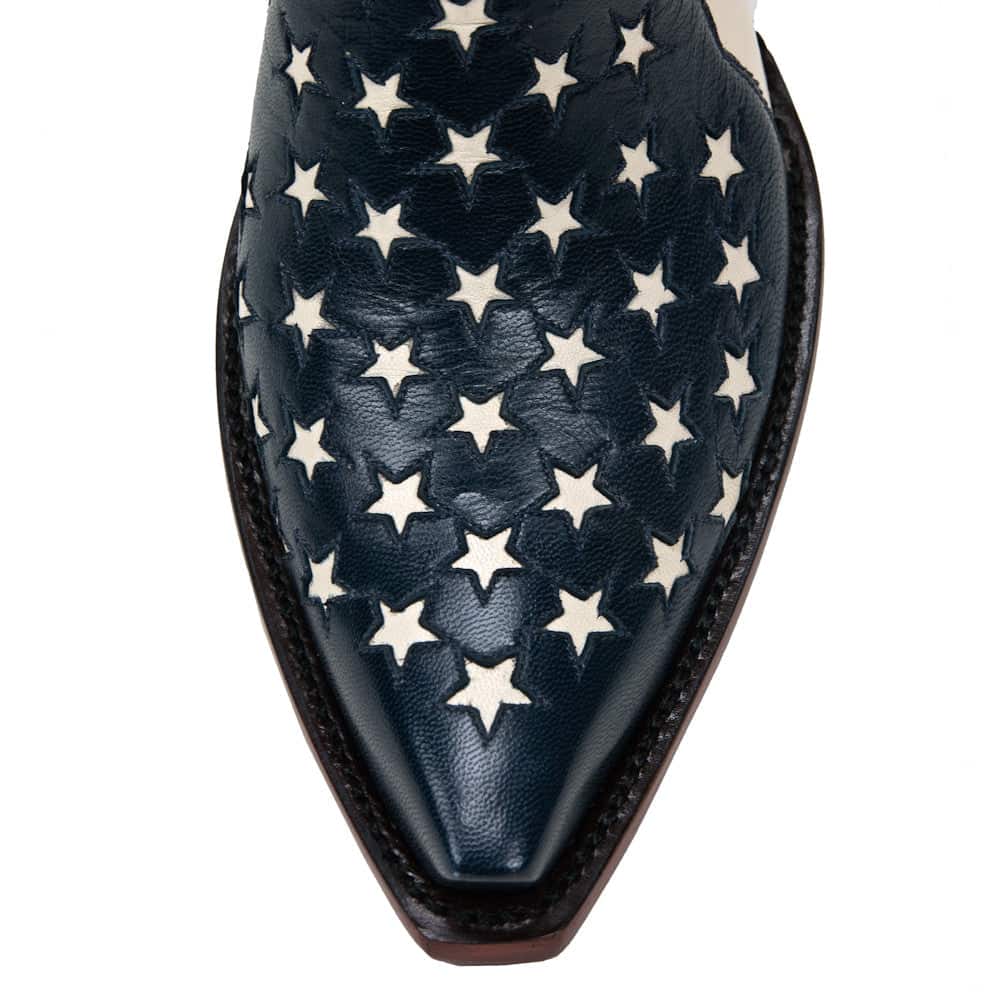 Back at the Ranch Stars and Stripes Ankle Zipper Boot
