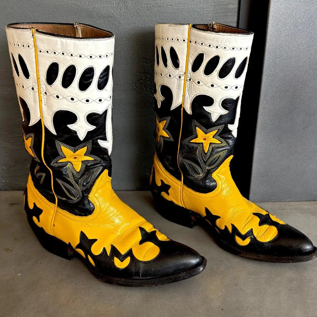 Vintage Montana Boot Company â€œStarflowerâ€ Boots - Womenâ€™s 8B