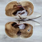 VTG Old Gringo Flower Western Boots Women 9 B Beige Floral Cowboy Cowgirl