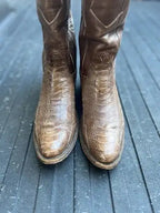 Loveless of Oklahoma Custom Made Ostrich Leg Boots Men's