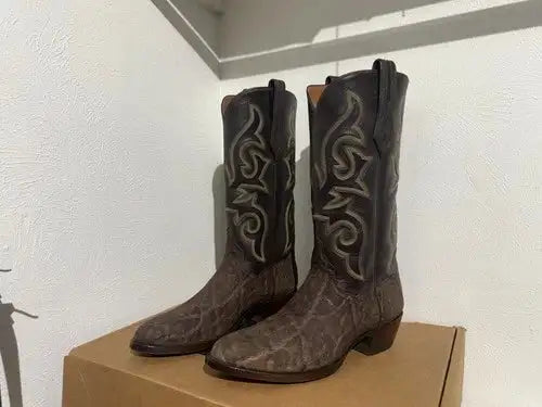 J. B. Hill Exotic Custom Handmade Cowboy Boots Men’s Size 9.5D