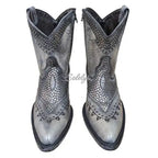 Old Gringo RARE Gunmetal Nailhead Studded Leather Distressed Cowboy Boot 9.5B