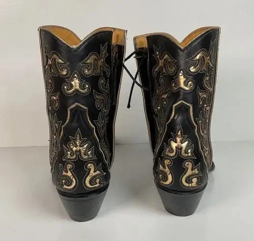 Back at the Ranch Western Zip Cowgirl Boots | Custom | Priscilla Crystals | 7.5