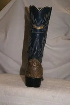 Vintage Justin Ringtail Lizard Boots Mens Size 8 MADE IN USA