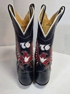 Vintage Tony Lama Bicentennial Eagle Cowboy Boots Womans 10.5 B Gold Label 1976