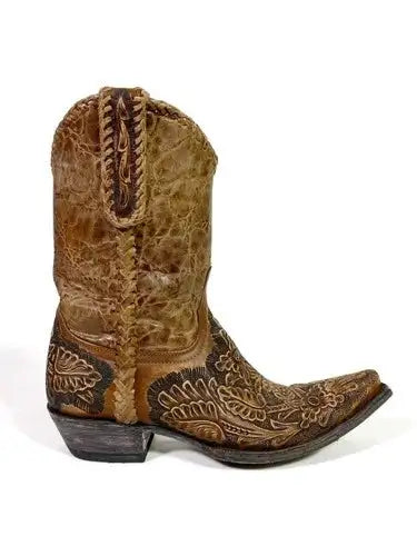 Old Gringo Wyoming Hand Tooled Western Boot Women's 8.5