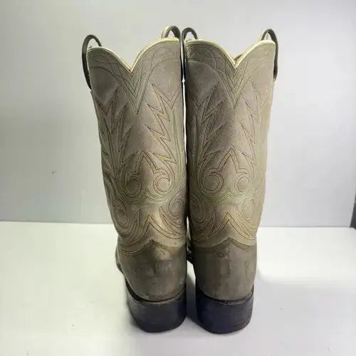 Ray Jones Pablo Jass Cowboy Boots Sueded Leather 9D