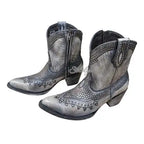 Old Gringo RARE Gunmetal Nailhead Studded Leather Distressed Cowboy Boot 9.5B