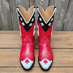 Vintage Chris Romero Playing Cards Lucky Dice Gambling Cowboy Boots Size 6.5 M