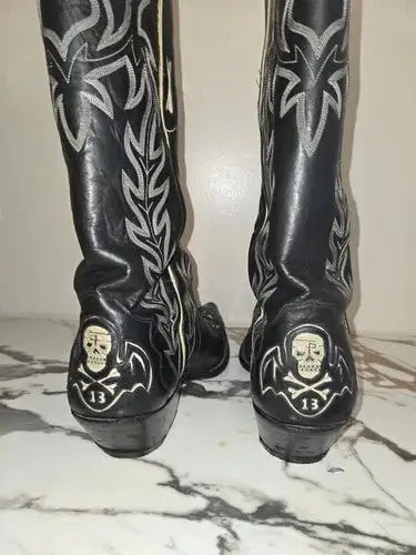 Liberty KILLAZ Mens Boots SIze 10 1/2 D. Hand Tooled. Hand Made.