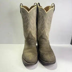Ray Jones Pablo Jass Cowboy Boots Sueded Leather 9D
