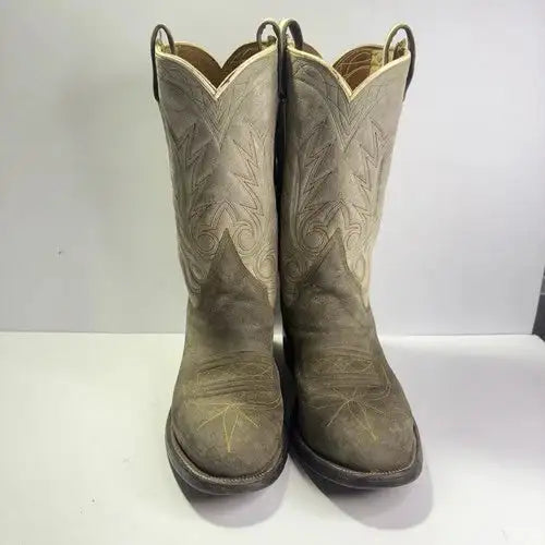 Ray Jones Pablo Jass Cowboy Boots Sueded Leather 9D