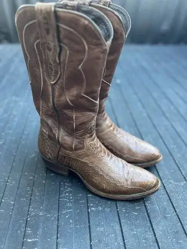 Loveless of Oklahoma Custom Made Ostrich Leg Boots Men's