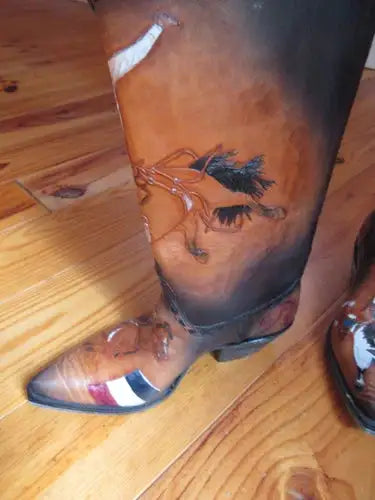 Womens SCOTT WAYNE TRES OUTLAWS BOOT COMPANY COWBOY BOOTS
