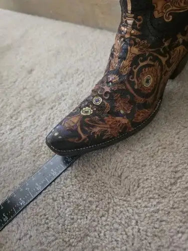 Rocketbuster Womens "Blitz" Hand Tooled Custom Cowboy Boots