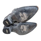 Old Gringo RARE Gunmetal Nailhead Studded Leather Distressed Cowboy Boot 9.5B