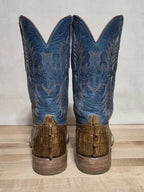 Black Jack Cowboy Boots , Mens 11 D , Caiman Tail , Cognac , 7148 96