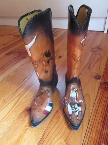 Womens SCOTT WAYNE TRES OUTLAWS BOOT COMPANY COWBOY BOOTS