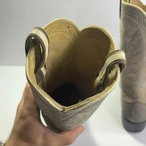 Ray Jones Pablo Jass Cowboy Boots Sueded Leather 9D