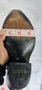 Vintage Champion Attitude Brown Leather Western Boots Embroidered Womens 6.5M Handmade