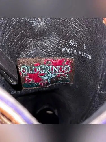 Old Gringo Catarina Cowboy Boots Dia De Los Muertos Taupe 5.5B EUC