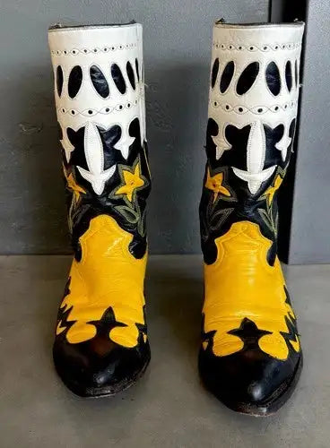 Vintage Montana Boot Company â€œStarflowerâ€ Boots - Womenâ€™s 8B