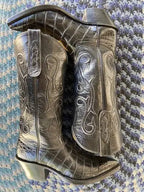 RARE $1000+BEAUTIFUL CUSTOM HANDMADE ALLIGATOR BELLY COWBOY BOOTS TOP QUALITY 8D
