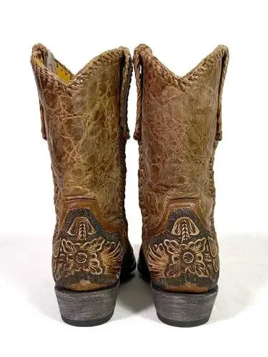 Old Gringo Wyoming Hand Tooled Western Boot Women's 8.5