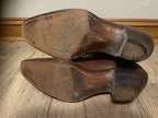 RARE  1950s Kirkendall Gladiator cactus-inlay cowboy boots-Men sz 8 Women sz 9.5